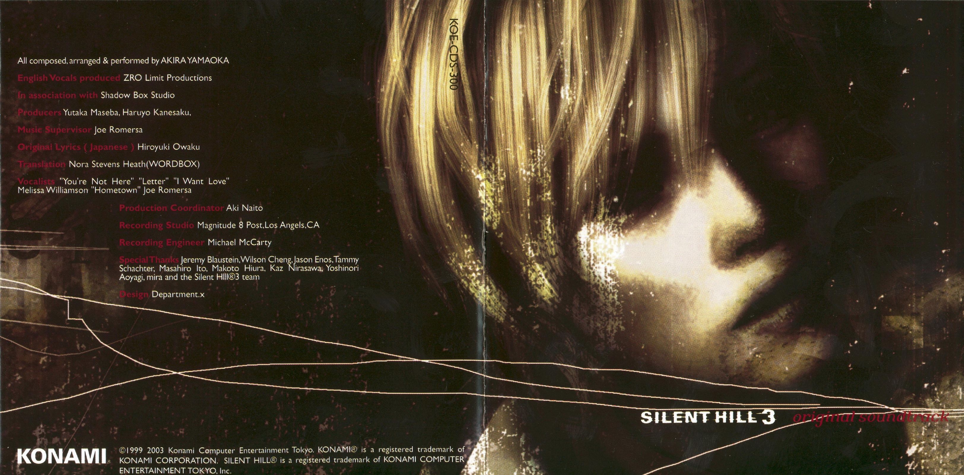 「SILENT HILL 3」ORIGINAL SOUNDTRACKS SILENT HILL3 （Original Soundtrack） - Album by Akira Yamaoka